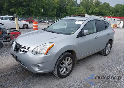 2012 Nissan Rogue Sv W/Sl Pkg из США, поврежденный, VIN JN8AS5MV6CW362468
